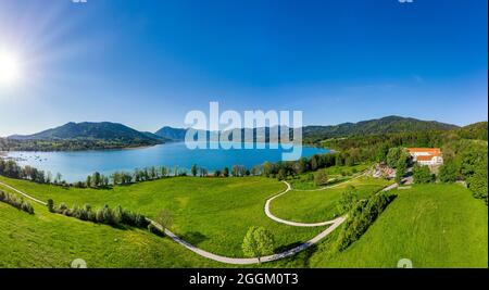 Gut Kaltenbrunn am Tegernsee, bei Gmund, Alpenvorland, Oberbayern, Bayern, Deutschland, Europa Stockfoto