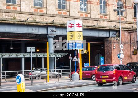 Manchester Piccadilly Bahnhof, ein Hauptbahnhof in Manchester Stockfoto