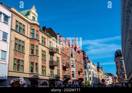 Besichtigung der Stadt Malmö in Schweden Stockfoto