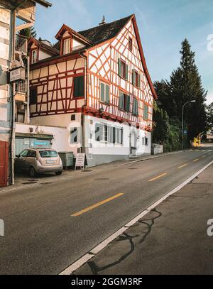 Stein am Rhein, Rhein, Stadt, Schweiz Stockfoto