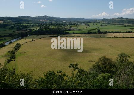 Das Towy Valley in der Nähe von Llandeilo, Wales Stockfoto