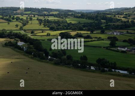 Das Towy Valley in der Nähe von Llandeilo, Wales Stockfoto