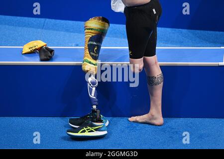 Tokio, Japan. Kredit: MATSUO. September 2021. Allgemeine Ansicht Schwimmen : während der Paralympischen Spiele in Tokio 2020 im Tokyo Aquatics Center in Tokio, Japan. Kredit: MATSUO .K/AFLO SPORT/Alamy Live Nachrichten Stockfoto