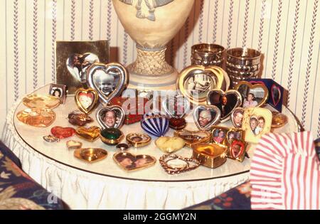 Fotosammlung von Henriette von Bohlen und Halbach in Kitzbühel, Österreich 1993. Fotosammlung von Henriette von Bohlen und Halbach in Kitzbühel, Österreich 1993. Stockfoto