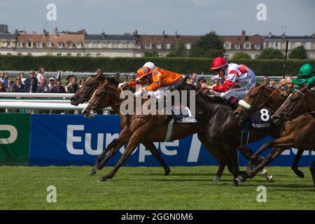 FRANKREICH. OISE (60) CHANTILLY HIPPODROME. GRAND PRIX DE DIANE Stockfoto