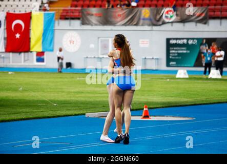 12-Juni-2021 Istanbul-Türkei 51. Balkan U20 Championship, in İstanbul - Türkei Stockfoto