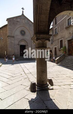 San Pellegrino mittelalterliches Viertel Viterbo Stockfoto