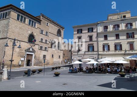 Palazzo Vitelleschi in Tarquinia Italien Stockfoto