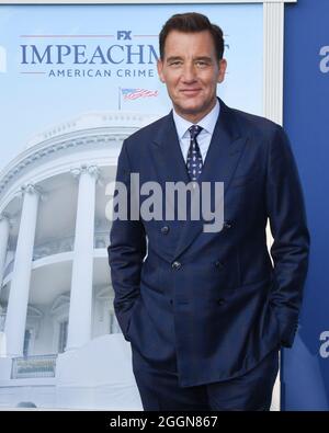 1. September 2021, West Hollywood, Kalifornien, USA: Clive Owen nimmt an der Premiere von FX's ''Impeachment: American Crime Story' Teil (Kreditbild: © Billy Bennight/ZUMA Press Wire) Stockfoto