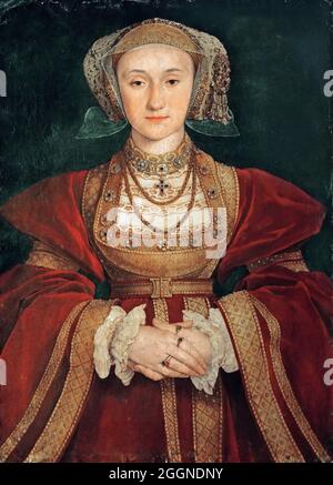 Anne von Kleve (1515-1557). Museum: Musée du Louvre, Paris. Autor: Holbein, Hans, der Jüngere. Stockfoto