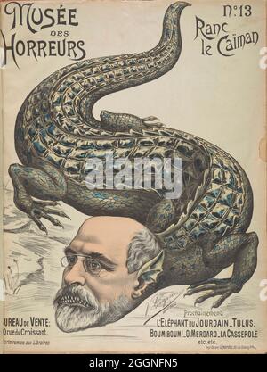 Musée des Horreurs (Galerie der Schrecken): Arthur Ranc. Museum: PRIVATE SAMMLUNG. Autor: Victor Lenepveu. Stockfoto