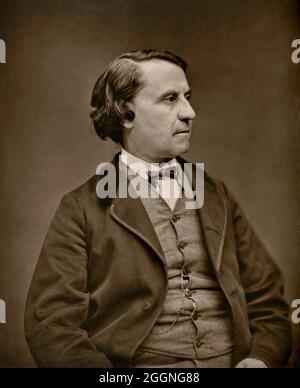 Porträt von Louis Blanc (1811-1882). Museum: PRIVATE SAMMLUNG. Autor: ETIENNE CARJAT. Stockfoto