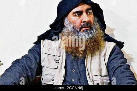 ABU BAKR al-BAGHDADI (1971-2019) IS-Führer. Foto: US-Verteidigungsdept Stockfoto