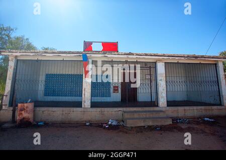 Altes, heruntergekommenes Postamt, okiep, Namaqualand, Nordkap Stockfoto