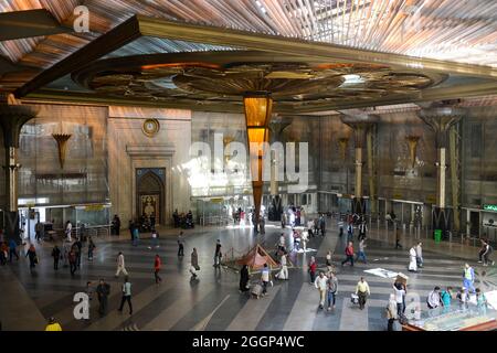 ÄGYPTEN, Kairo, Ramses Hauptbahnhof, Eingangshalle / Ägypten, Kairo, Ramses Hauptbahnhof, Eingangshalle Stockfoto