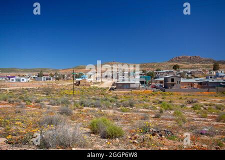 O'kiep, Namaqualand, Nordkap, Südafrika. Stockfoto