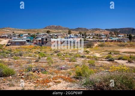 O'kiep, Namaqualand, Nordkap, Südafrika. Stockfoto