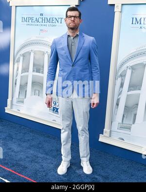 01. September 2021 - West Hollywood, Kalifornien - Billy Eichner. Die Premiere von FX ''Impeachment: American Crime Story'' fand im Pacific Design Center statt. (Bild: © Billy Bennight/AdMedia über ZUMA Press Wire) Stockfoto