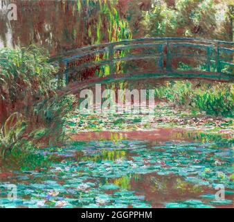Claude Monet Kunstwerk - Seerosenteich - 1933 Stockfoto