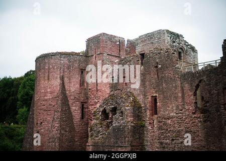 Goodrich Castle, Sommer 2021 Stockfoto