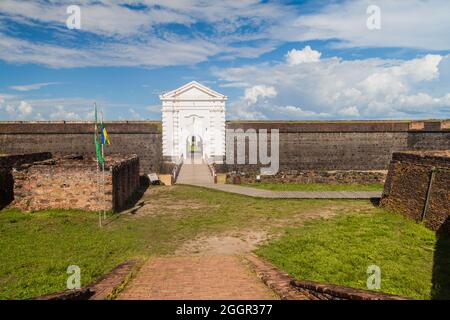 Tor der Festung St. Joseph (Sao Jose) in Macapa, Brasilien Stockfoto