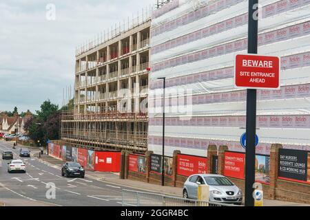 Die ehemalige Horlicks-Fabrik, Slough, in der Grafschaft von berkley Homes, wird derzeit von der Firma „The Horlicks Quarter“ saniert. Stockfoto