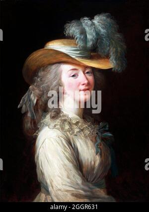 Porträt von Madame Du Barry - Elisabeth Louise Vigée-Lebrun, 1781 Stockfoto