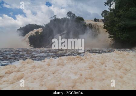 Canaima Lagoon Wasserfälle am Fluss Carrao in Venezuela Stockfoto