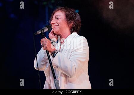 Bergamo Italien 27 Juli 2021 Gianna Nannini - italienische Sängerin aus Siena - italienische Musik - live im Lazzaretto © Andrea Ripamonti / Alamy Stockfoto