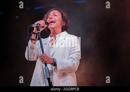 Bergamo Italien 27 Juli 2021 Gianna Nannini - italienische Sängerin aus Siena - italienische Musik - live im Lazzaretto © Andrea Ripamonti / Alamy Stockfoto