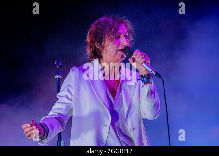 Bergamo Italien 27 Juli 2021 Gianna Nannini - italienische Sängerin aus Siena - italienische Musik - live im Lazzaretto © Andrea Ripamonti / Alamy Stockfoto