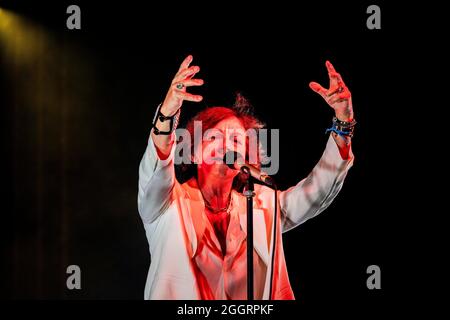 Bergamo Italien 27 Juli 2021 Gianna Nannini - italienische Sängerin aus Siena - italienische Musik - live im Lazzaretto © Andrea Ripamonti / Alamy Stockfoto