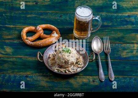 Knödel Stockfoto