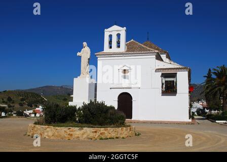 Eremitage unserer Lieben Frau der Heilmittel (Ermita de la Virgen de los Remedios), Velez Malaga, Spanien. Stockfoto