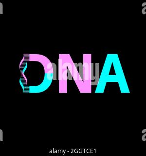 DNA-Zelllebensmolekül Gesundheitswesen medizinisches Logo und Symbole. Stock Vektor