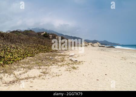 Strand in Tayrona National Park, Kolumbien Stockfoto