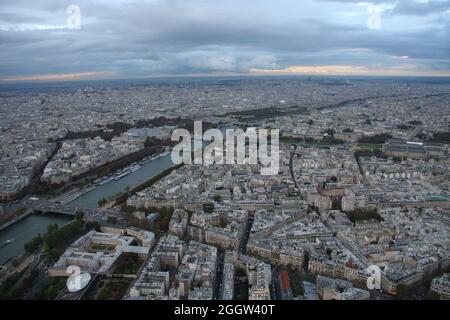 Frankreich aus der Höhe Stockfoto