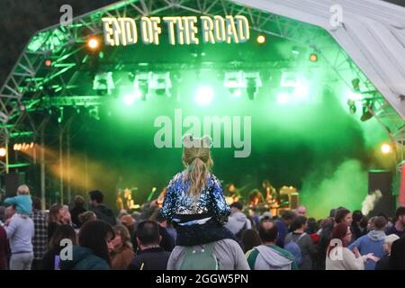 Dorset, Großbritannien. September 2021. Tag 1 vom 2021 Ende des Road Festivals in den Larmer Tree Gardens in Dorset. Foto: Richard Gray/Alamy Stockfoto