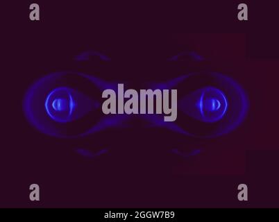 Computergestützte Illustration ideal für Buchcover-Design, Hintergrundebene in Composite Art Kreation Stockfoto