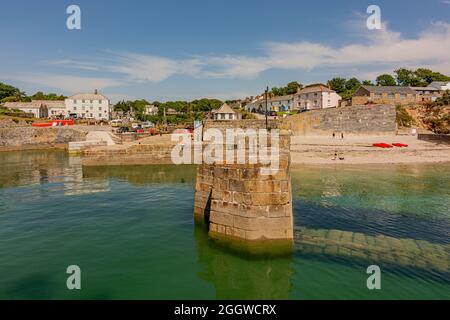 Charlestown Harbour - Cornwall, Großbritannien. Stockfoto