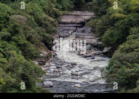 El Estrecho, verengt den Fluss Magdalena in Kolumbien Stockfoto