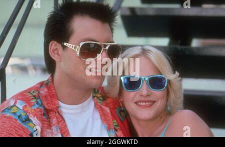 TRUE ROMANCE 1993 Warner Bros Film mit Patricia Arquette und Christian Slater Stockfoto