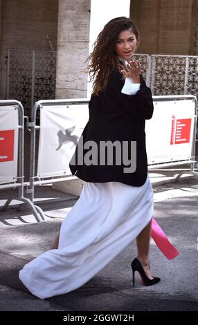 Venedig, Italien. September 2021. VENEDIG, ITALIEN - 03. SEPTEMBER: Zendaya wird beim 78. Internationalen Filmfestival von Venedig am 03. September 2021 in Venedig, Italien, zu sehen sein. Kredit: dpa/Alamy Live Nachrichten Stockfoto