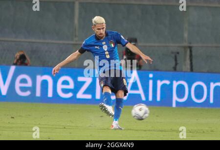 Jorgino aus Italien während der FIFA Fußball-Weltmeisterschaft Katar 2022, Qualifikationsspiel der Gruppe C zwischen Italien und Bulgarien am 2. September 2022 im Artemio Franchi-Stadion in Firenz(Italien) Credit: Independent Photo Agency/Alamy Live News Stockfoto