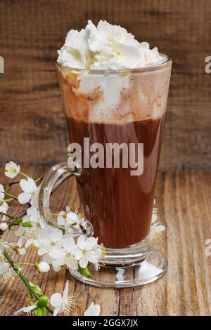 Irischer Kaffeedrink. Party-Dessert Stockfoto