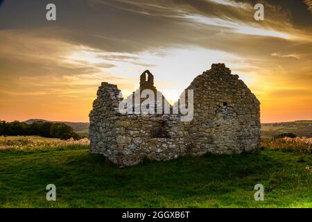 Din Lligwy 28-08-21 Stockfoto