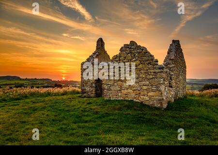 Din Lligwy 28-08-21 Stockfoto