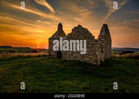 Din Lligwy 28-08-21 Stockfoto