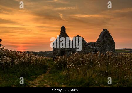 Din Lligwy 28-08-21 Stockfoto