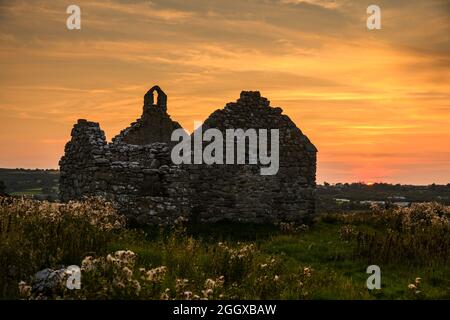 Din Lligwy 28-08-21 Stockfoto